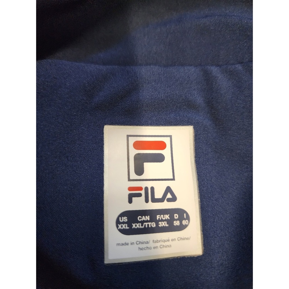 Fila Mens XXL Western & Southern Open Cincinnati Tennis Jacket Navy Full Zip - Picture 3 of 4